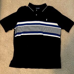 Ralph Lauren Golf XL black polo. Athletic fit.